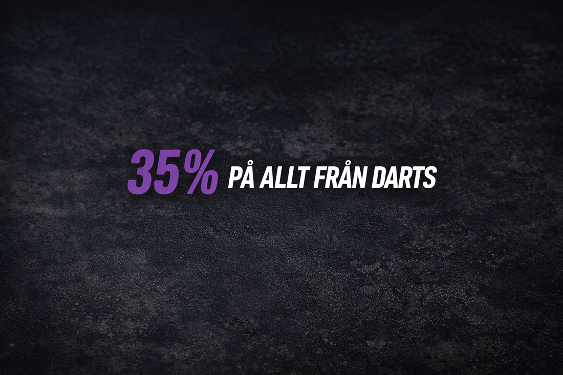 35% på allt från Darts