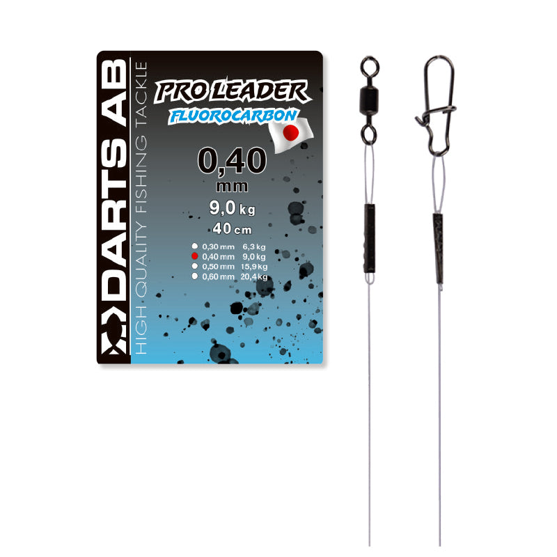 Fluorocarbontafs light "Nice Snap" 0.40mm/40cm 2-pack