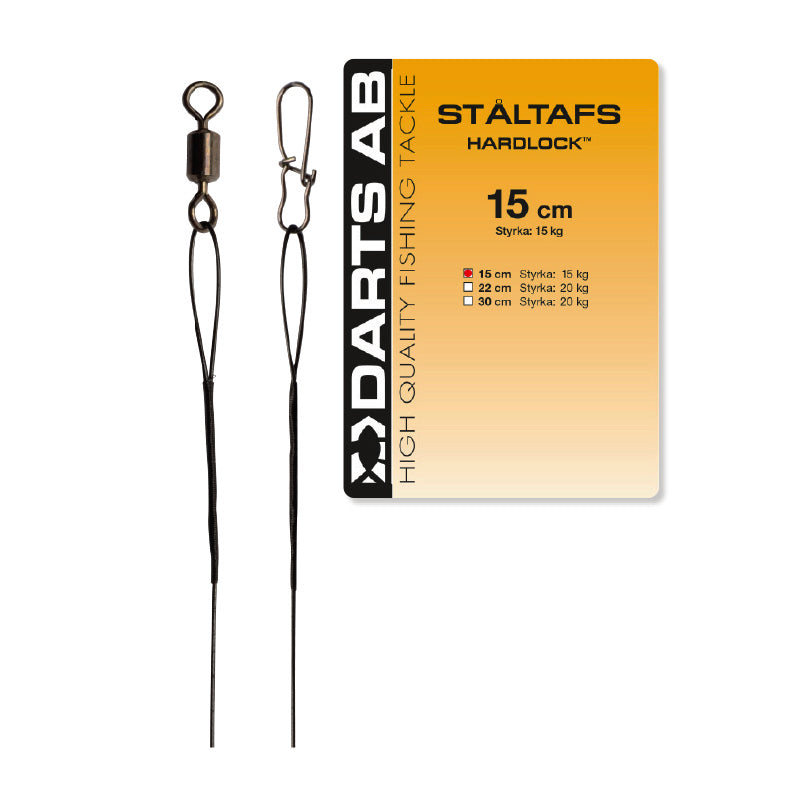 Ståltafs "Hardlock" 25kg/22cm 2-pack