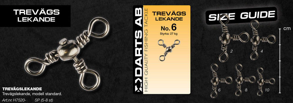 Lekande "3-vägs" no6 7-pack